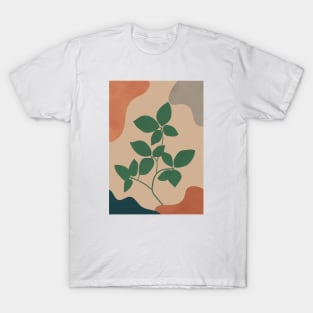 Neutral Earthy Tone - Abstract Boho Minimalist T-Shirt